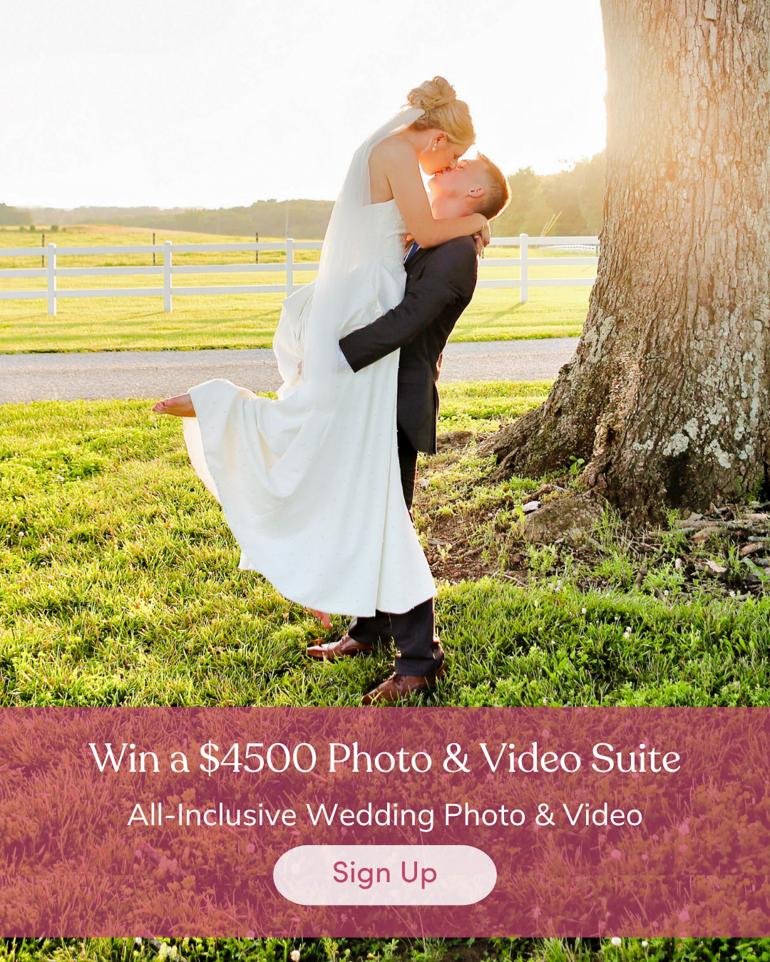 George Street Photo & Video Facebook ad: All-Inclusive Wedding Photo & Video