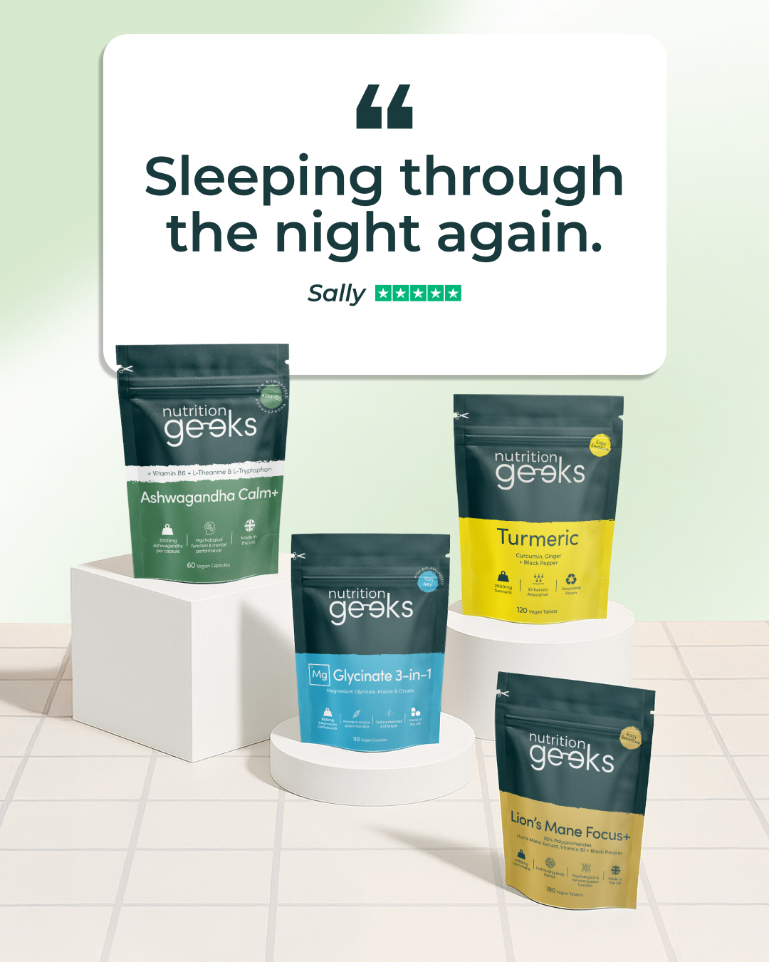 Nutrition Geeks Facebook ad