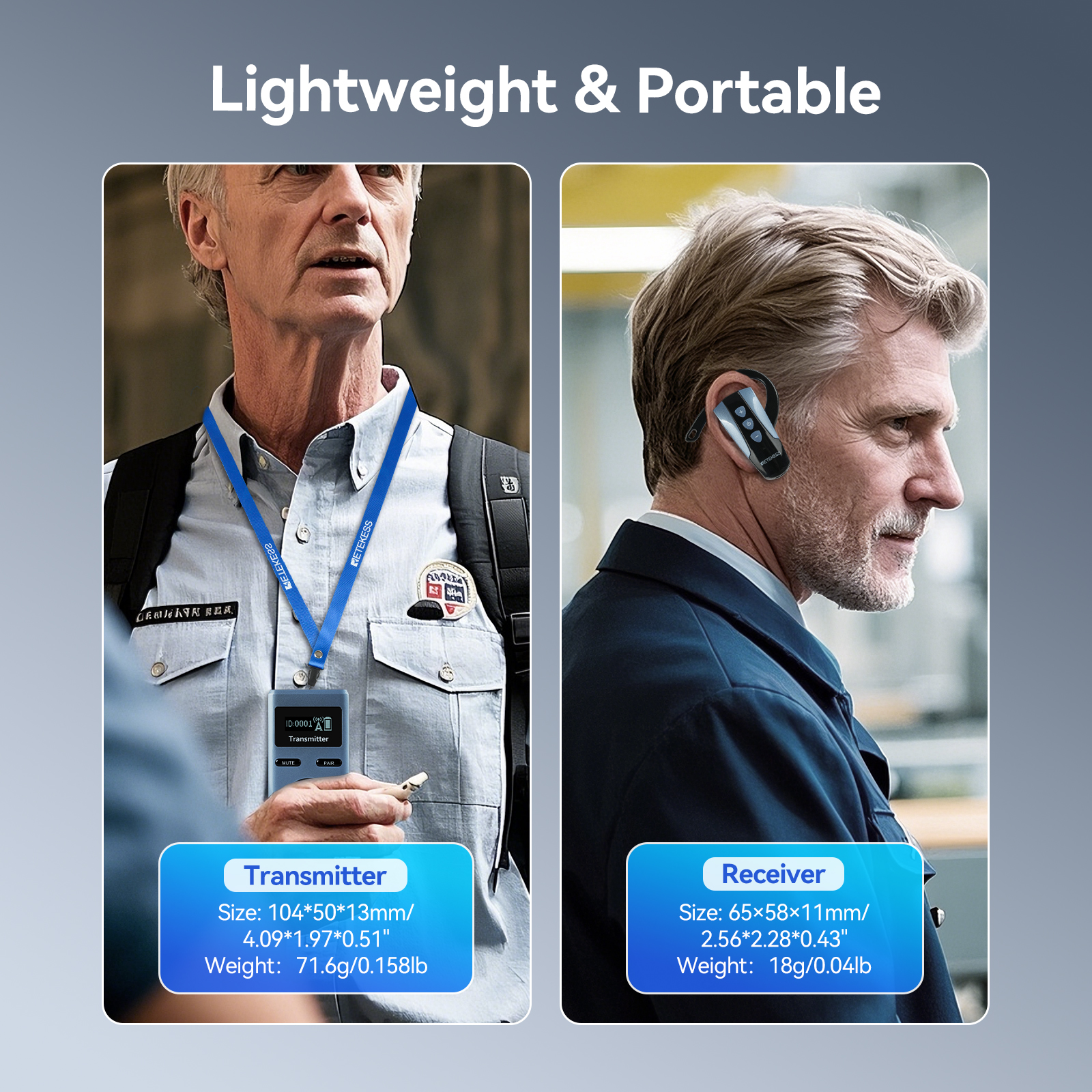 Retekess Brand Facebook ad: Your Guests Deserve to Hear Every Story, Without Ear Fatigue