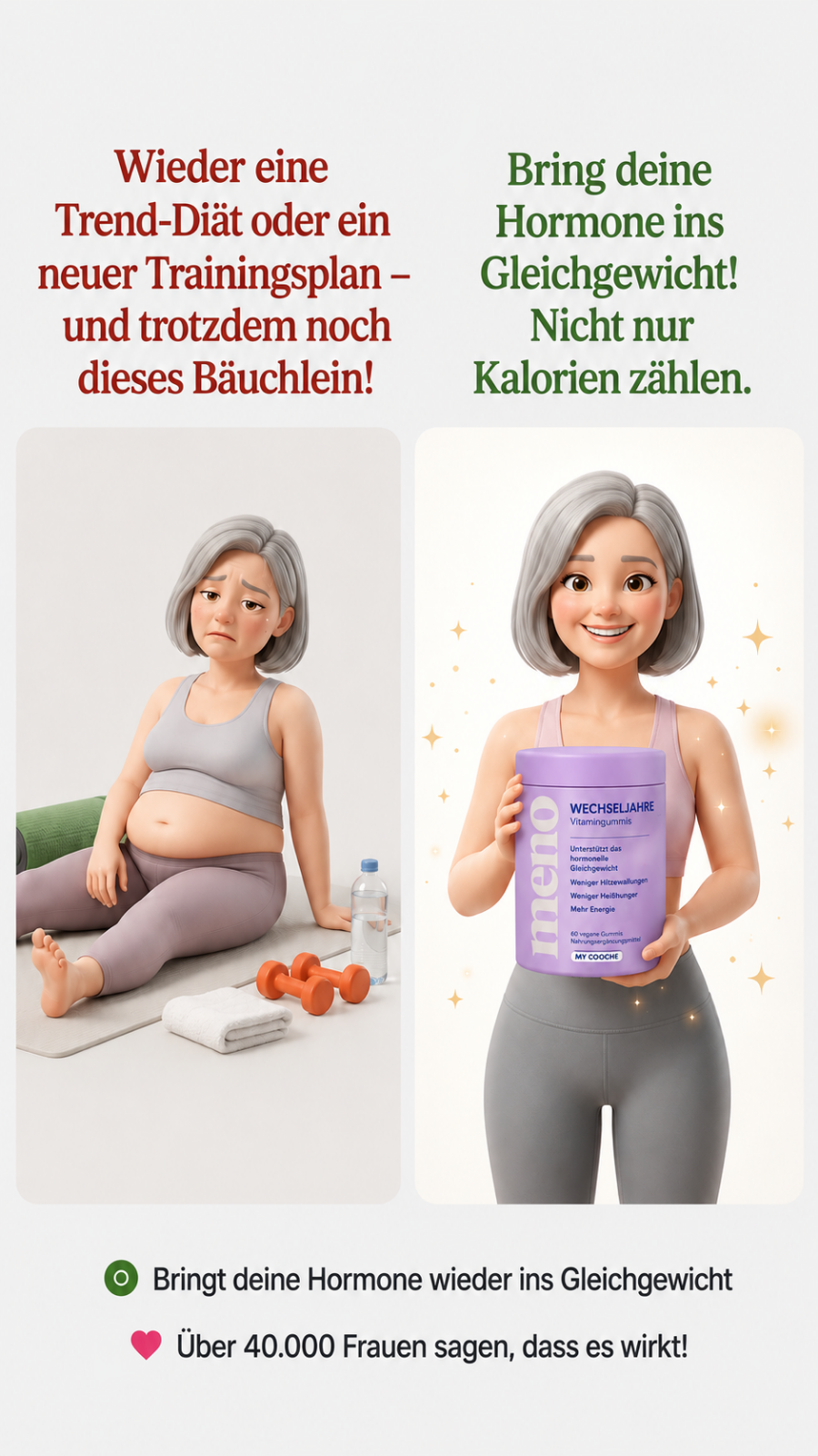 Menopause Weightloss Secrets Facebook ad
