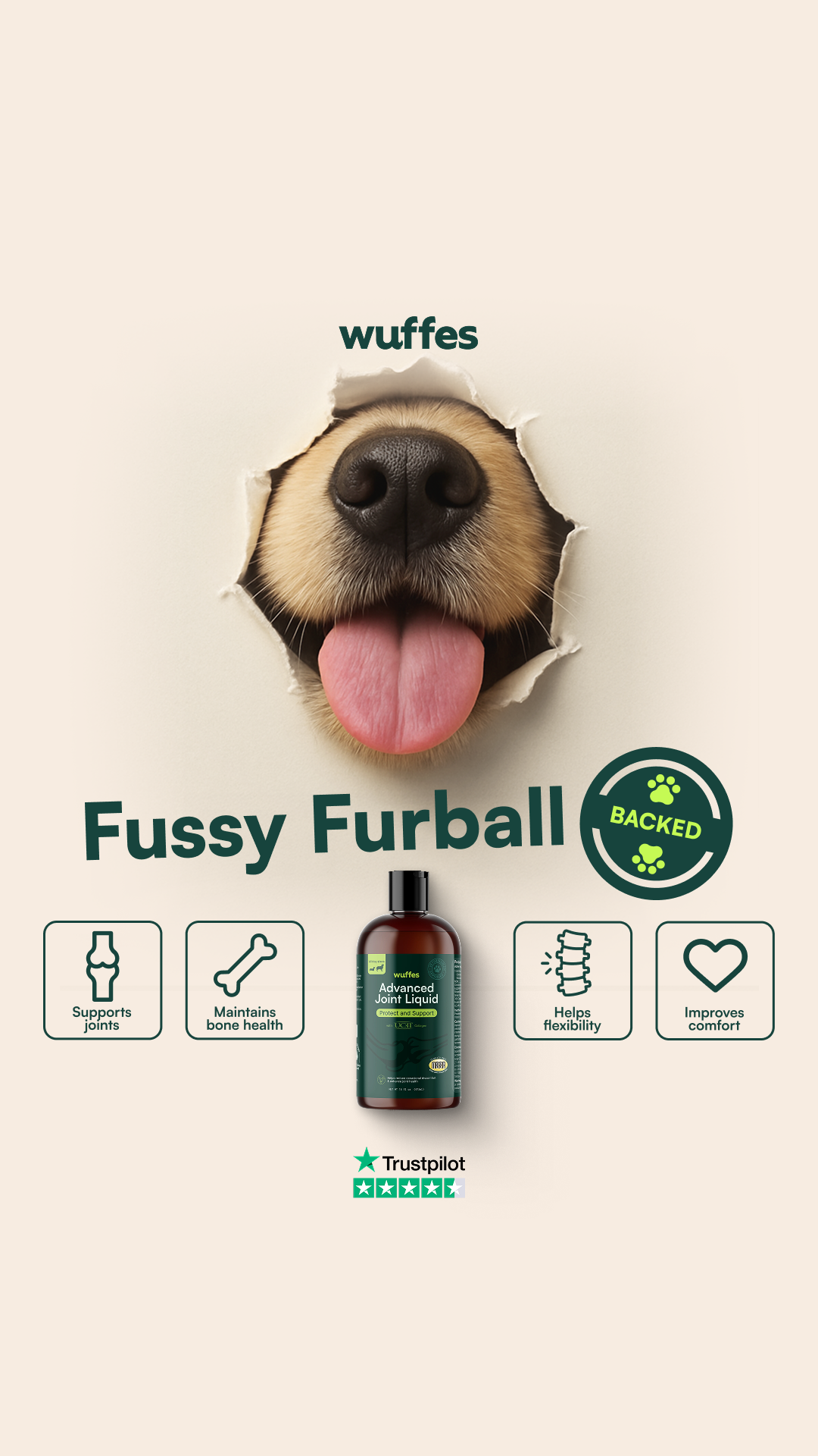 Wuffes Facebook ad