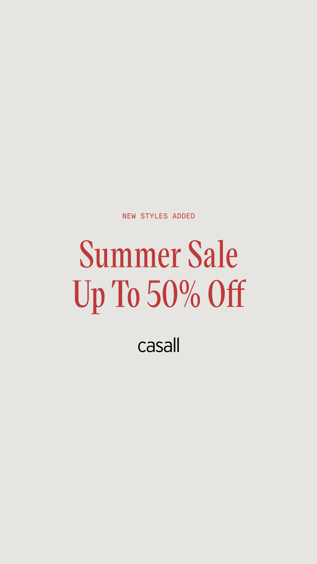 Casall Facebook ad