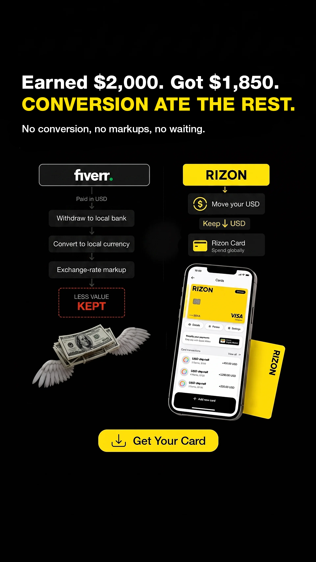 Rizon Facebook ad