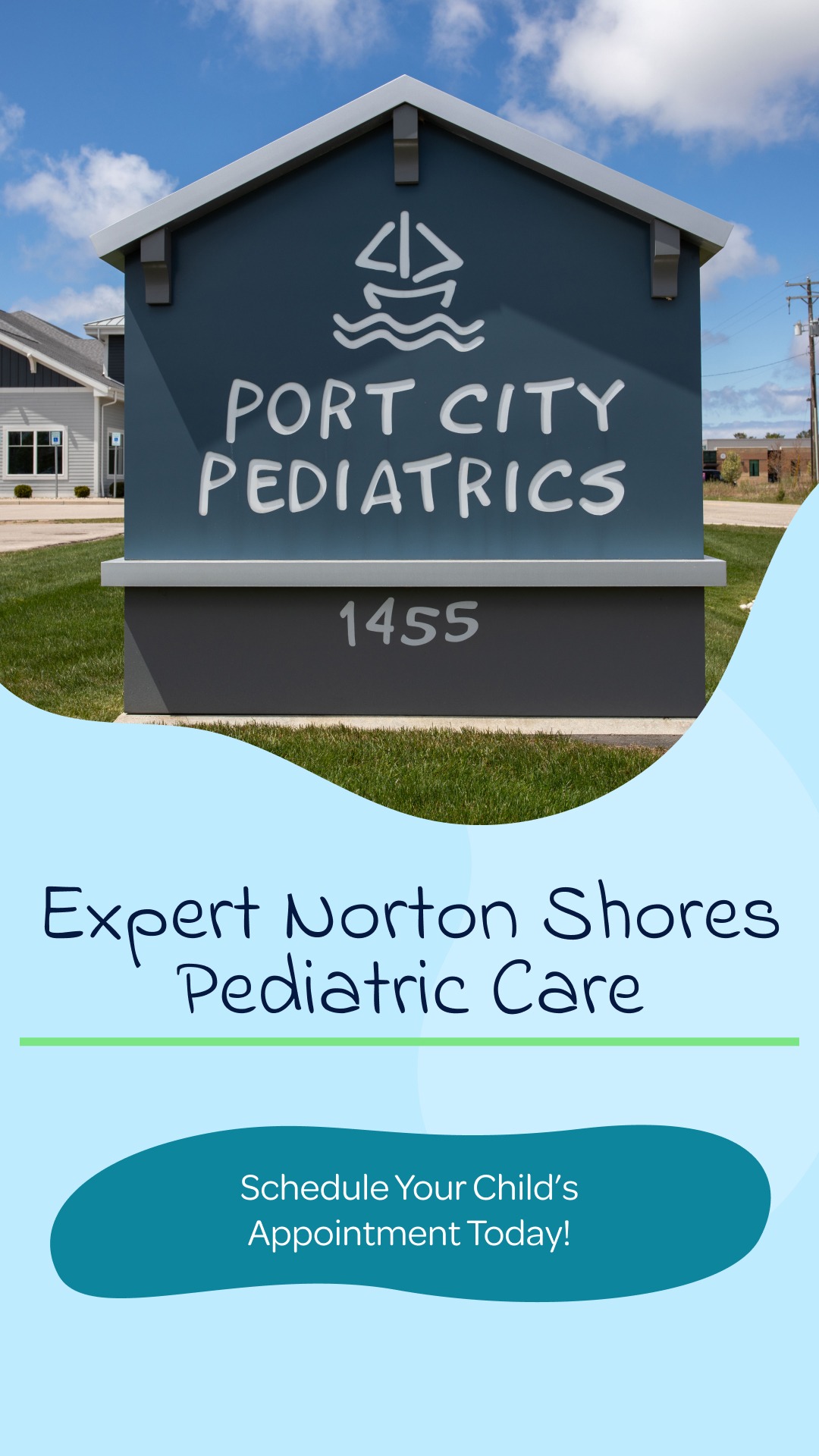 Port City Pediatrics Facebook ad