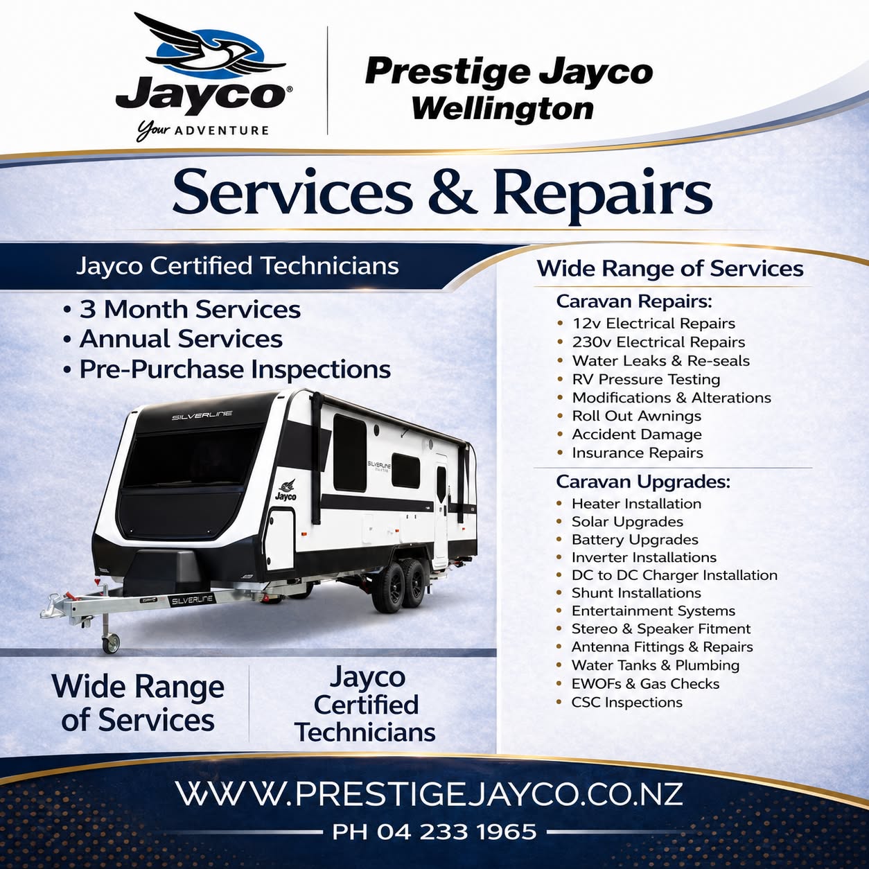 Prestige Jayco Wellington Facebook ad
