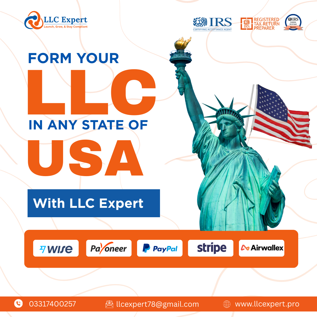 LLCExpert Facebook ad: US LLC Formation | Expert Team