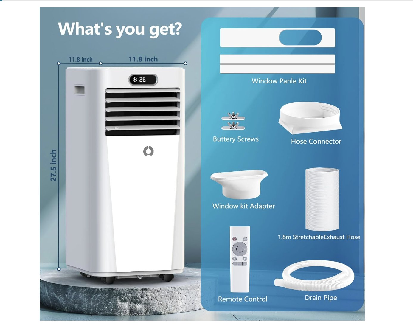 Tarun Patel Facebook ad: Portable Air Conditioners,10,000 BTU 3-in-1 AC unit…