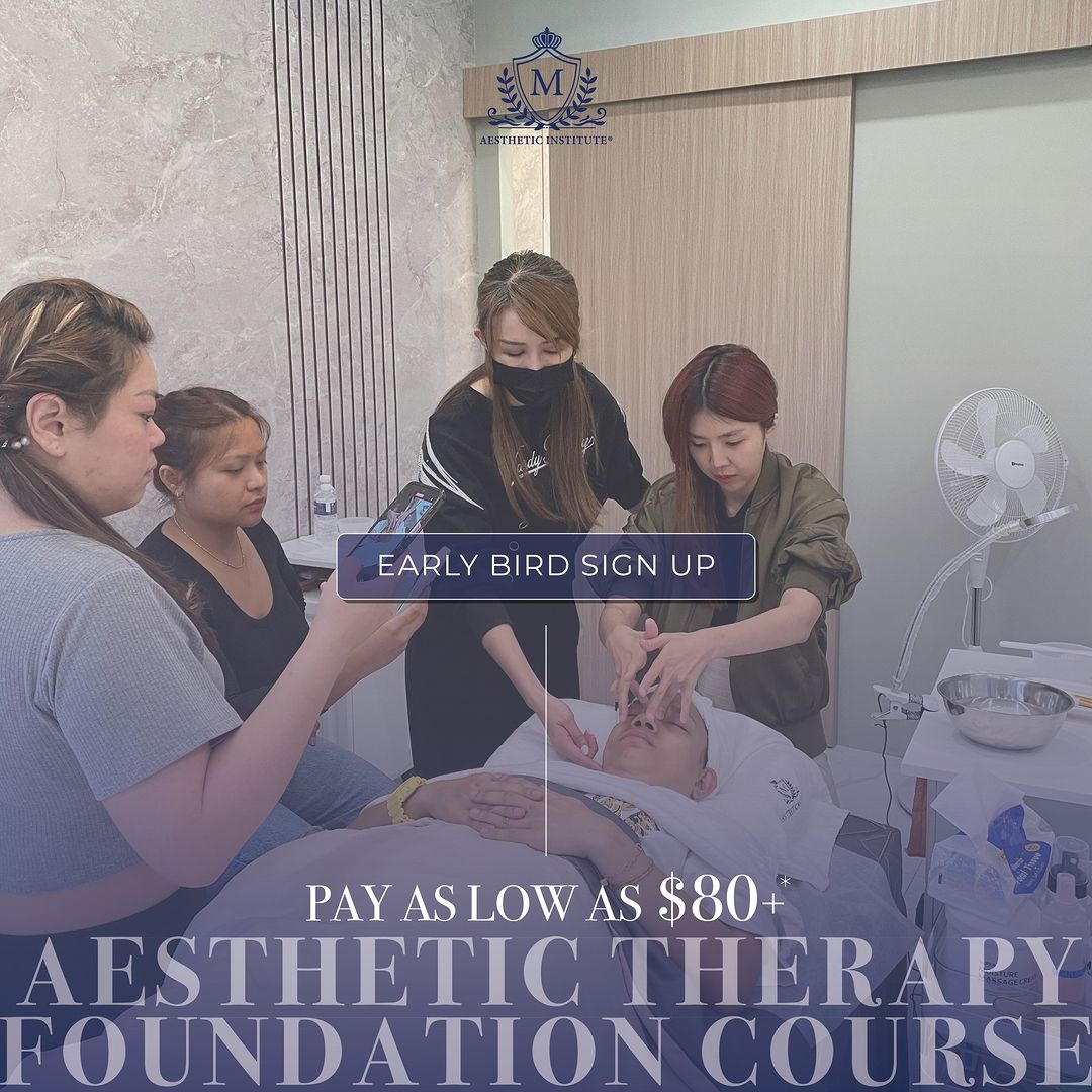 M Aesthetic Institute Facebook ad: The most popular course that not only creates…