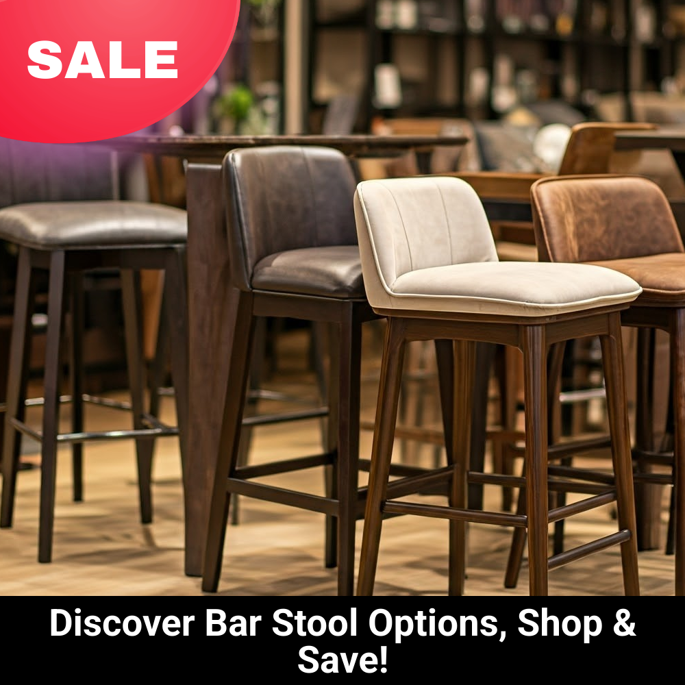 FindAnswers Loop Facebook ad: Bar Stools On Sale 75% Off