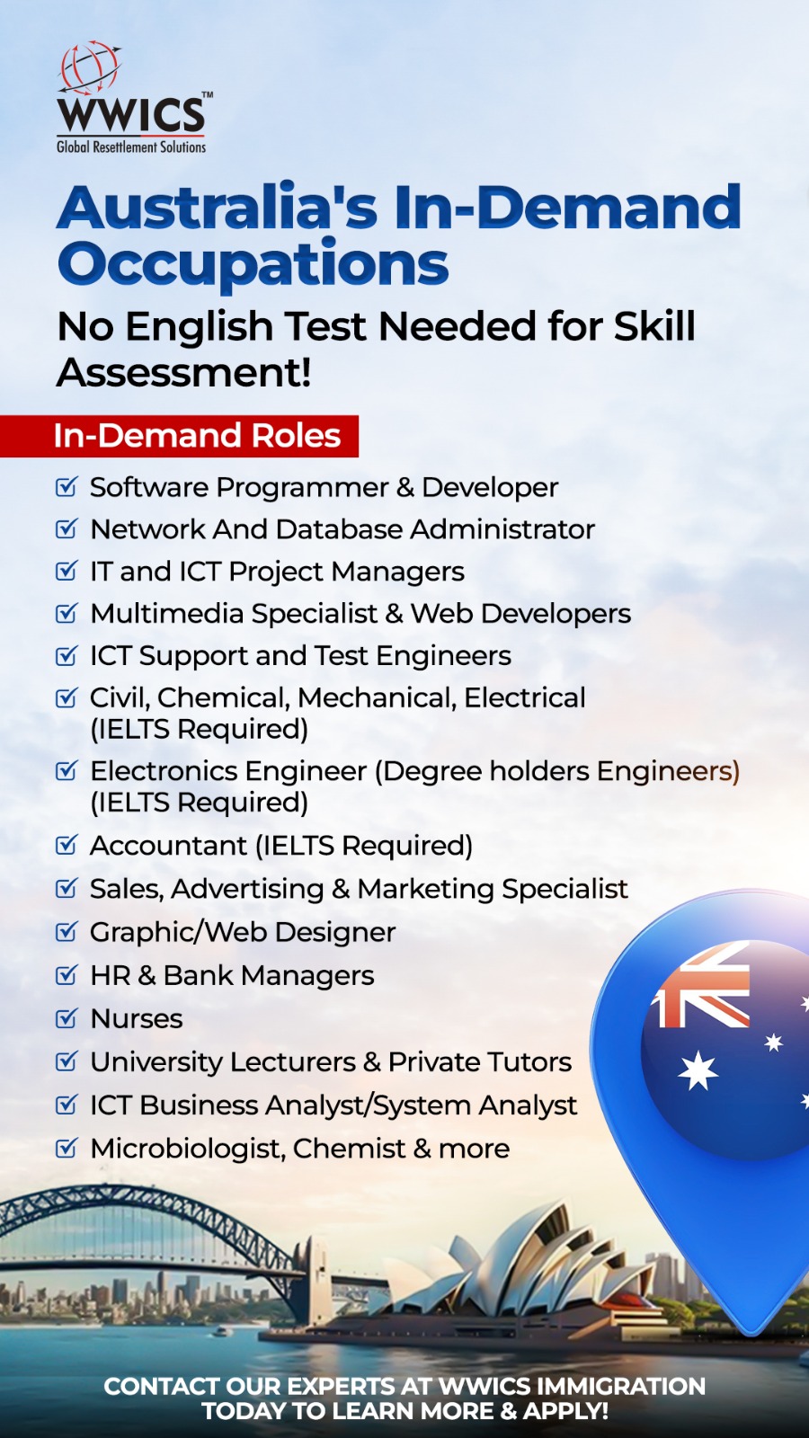 WWICS Immigration Facebook ad