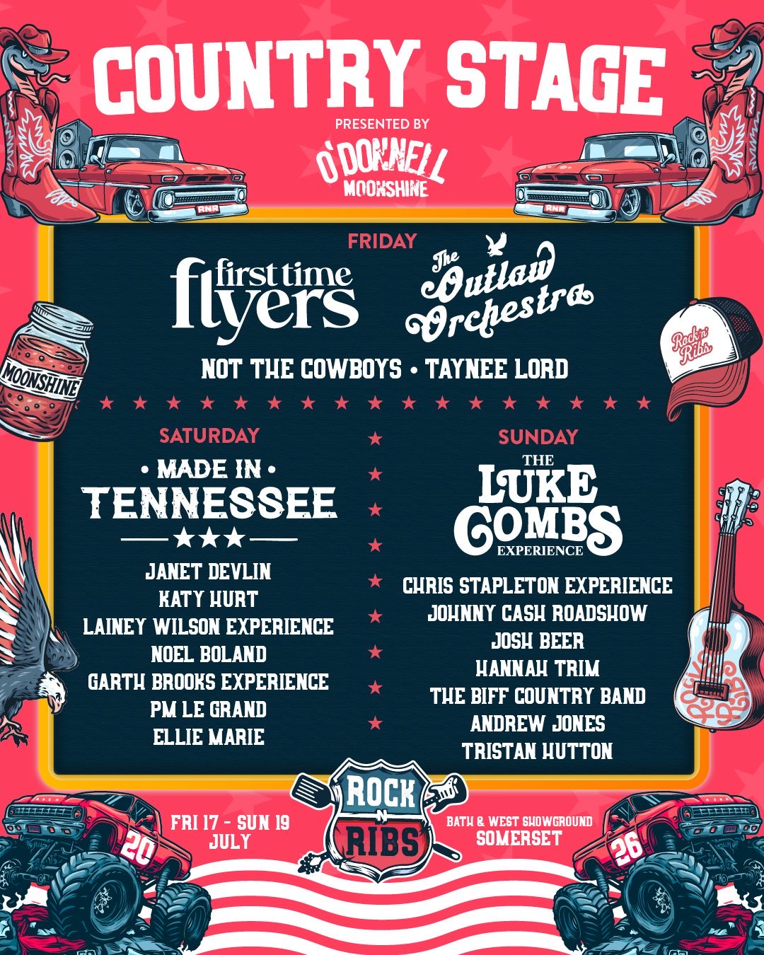 Rock n Ribs Festival Facebook ad: That's a whole lotta country at the UK's…