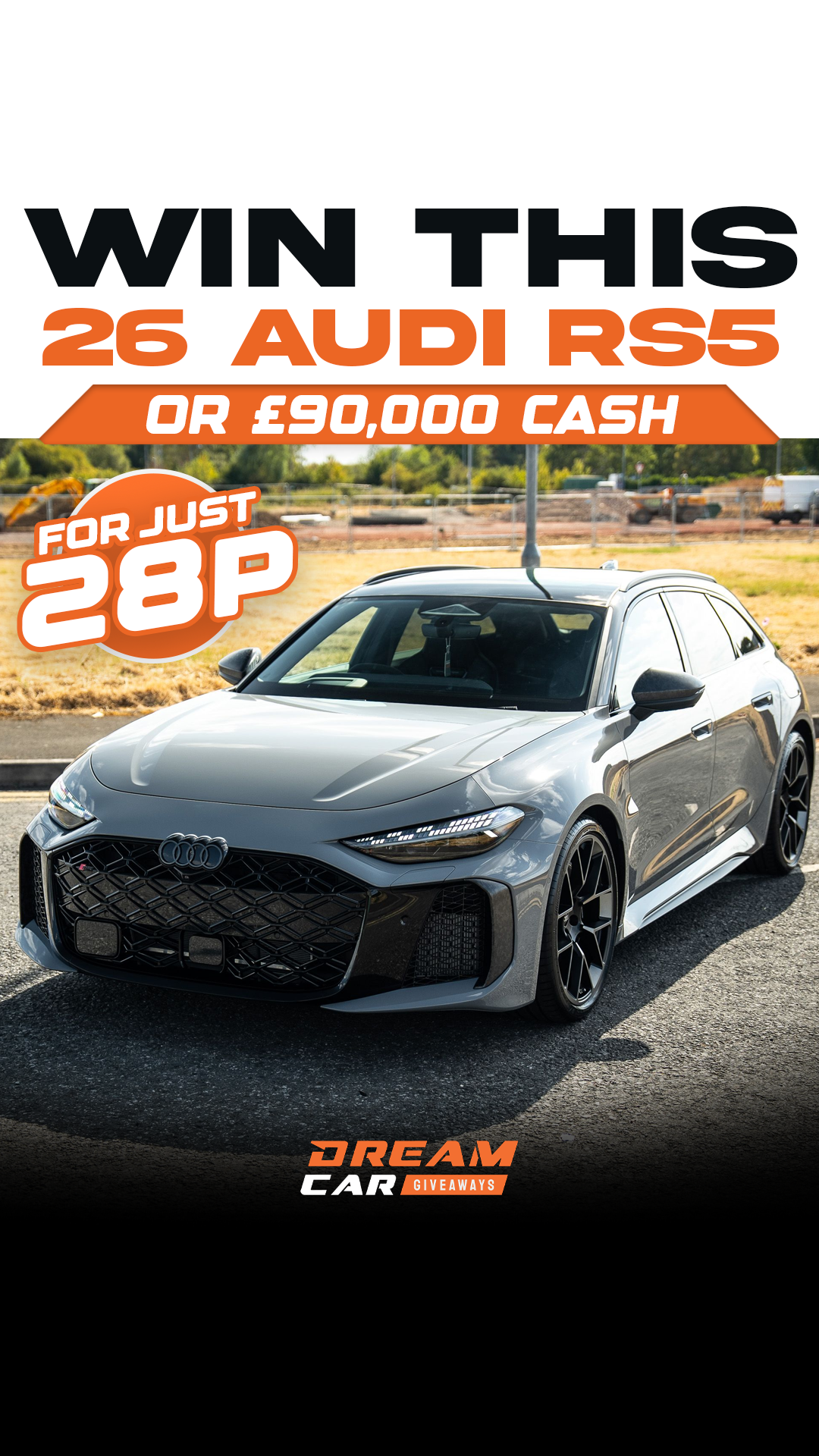 Dream Car Giveaways Facebook ad
