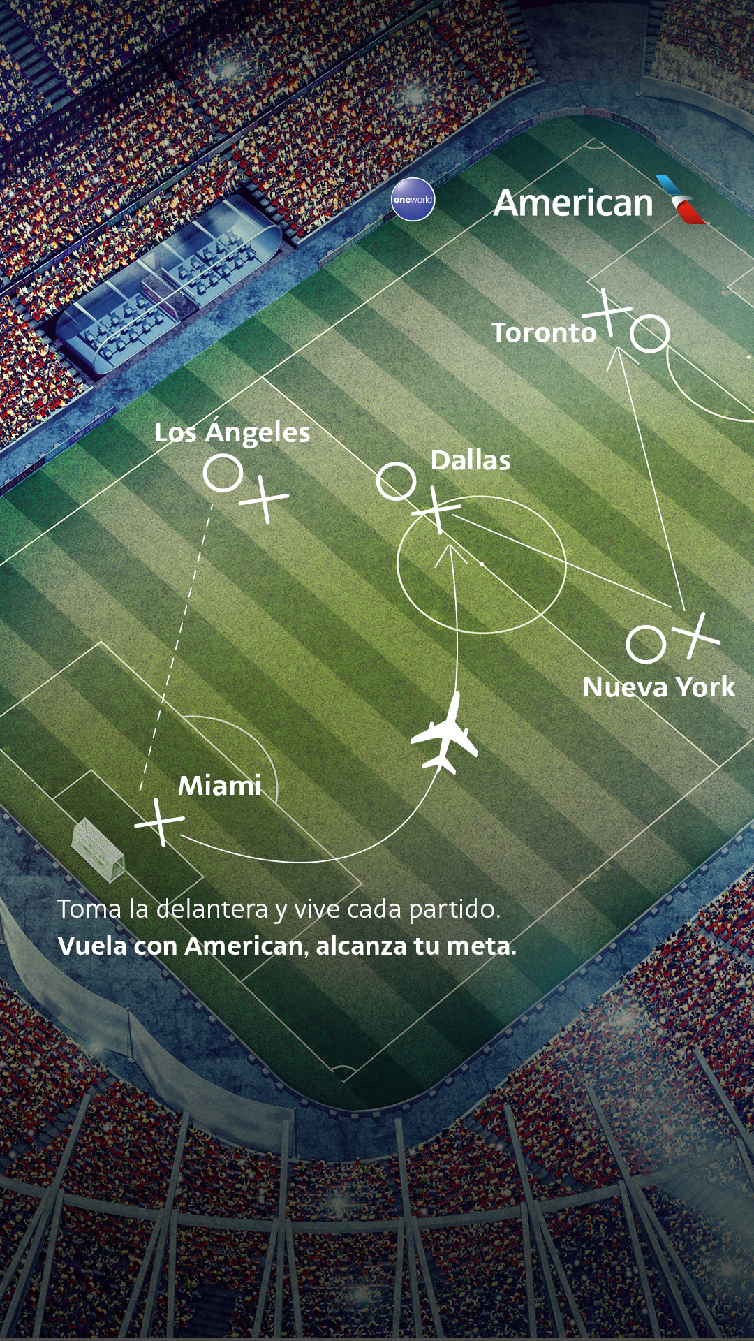 American Airlines Facebook ad