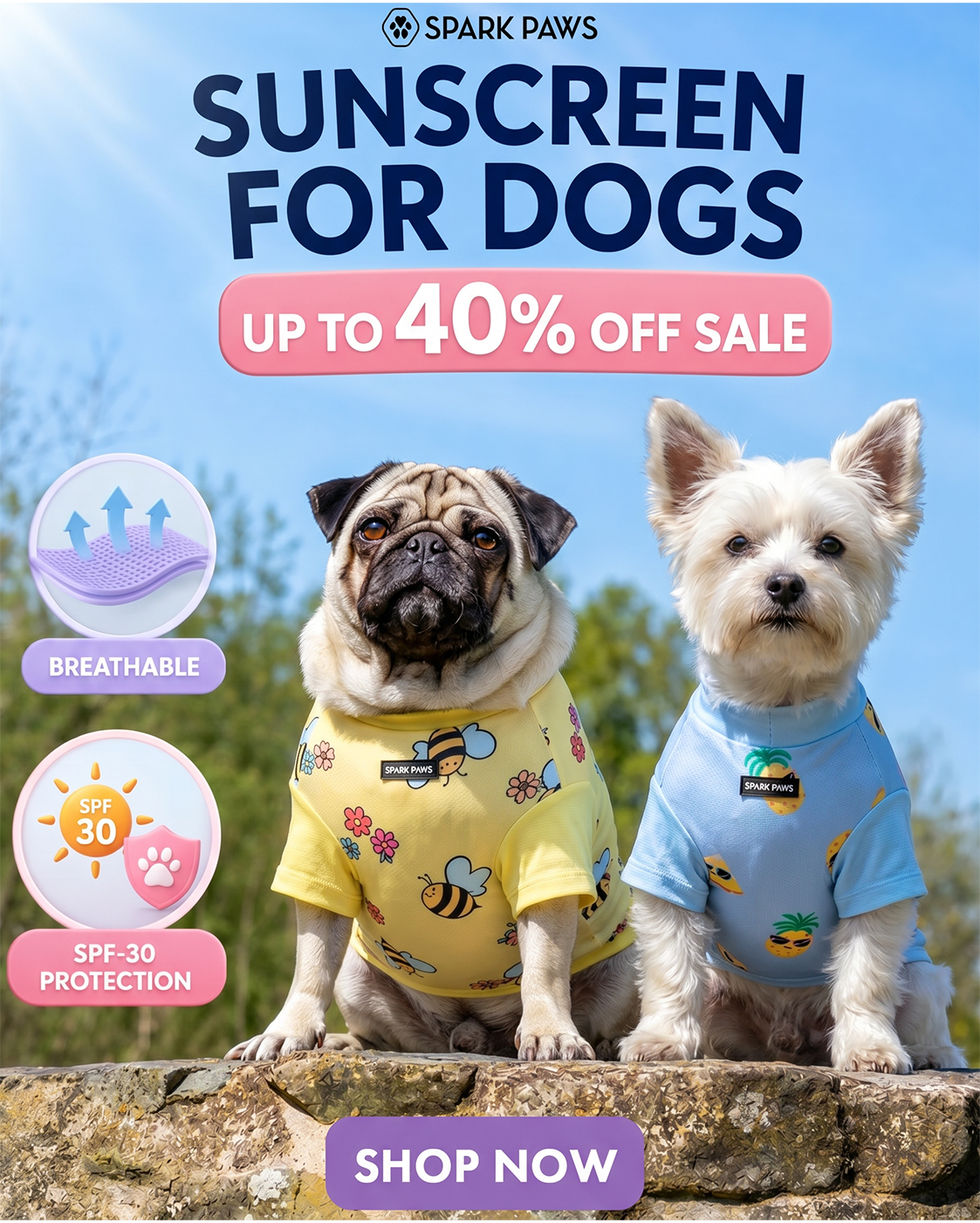 Spark Paws Facebook ad