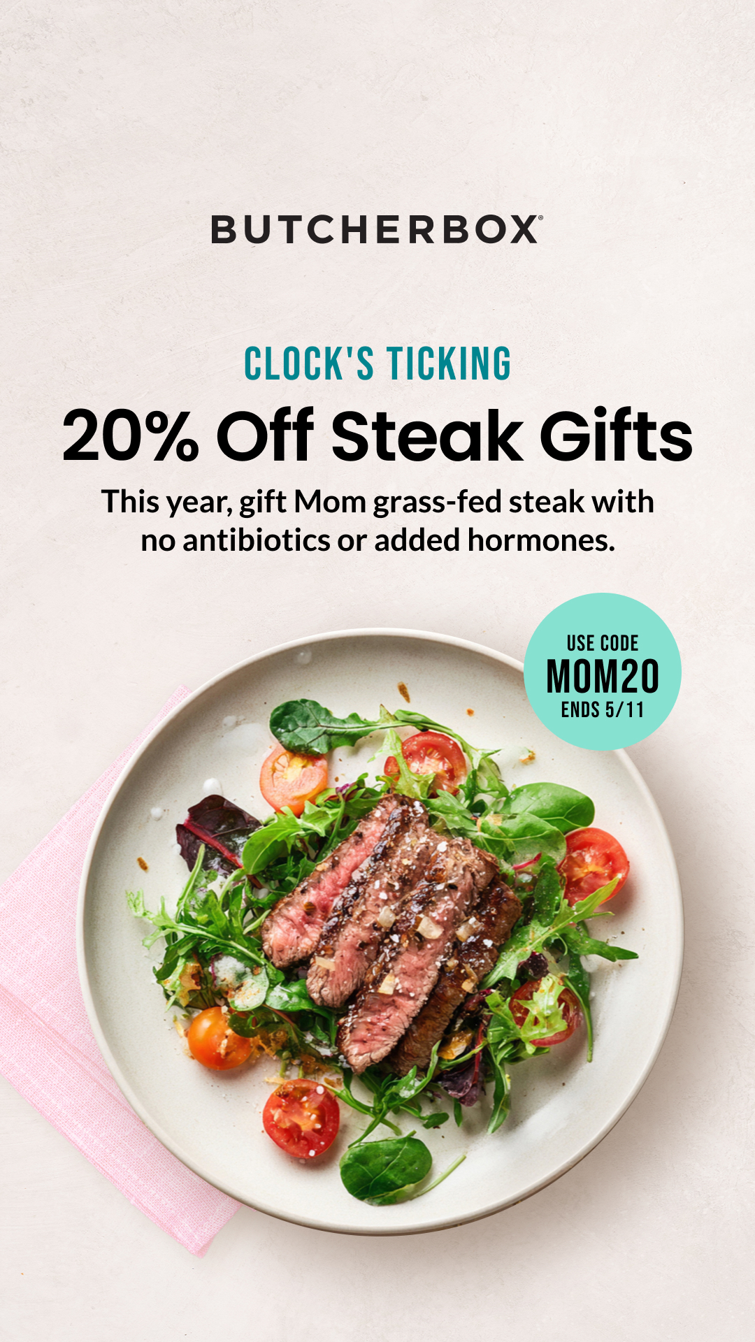 ButcherBox Facebook ad