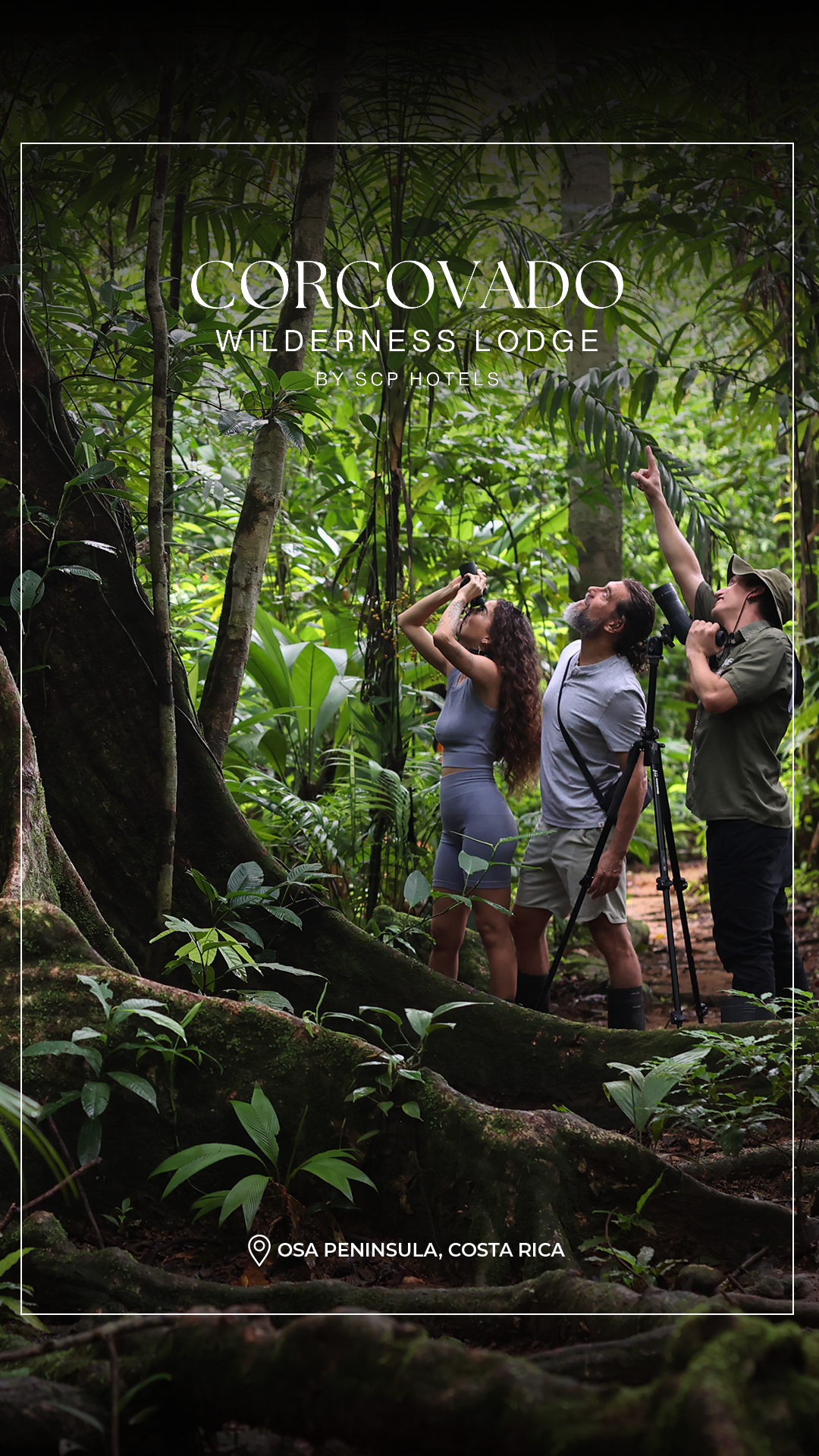 SCP Corcovado Wilderness Lodge Facebook ad