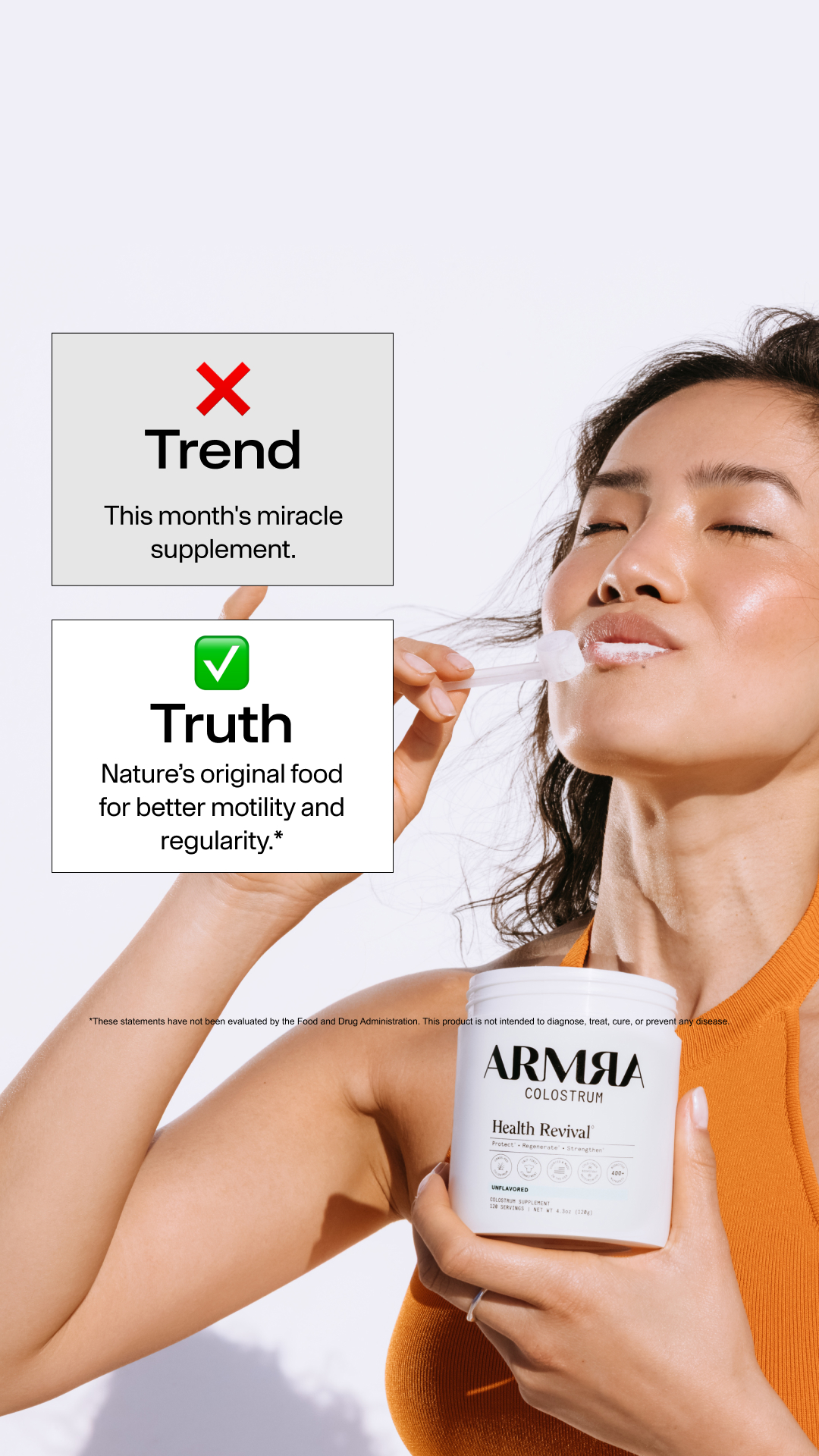 ARMRA Facebook ad