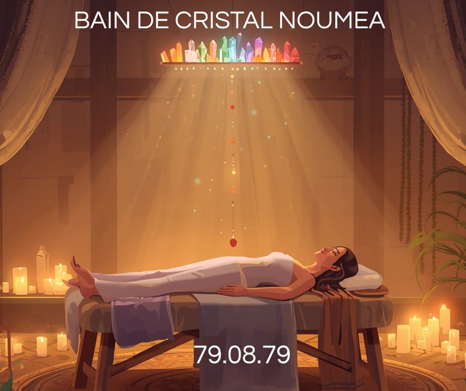 Bain de Cristal Nouméa Facebook ad: Offrez-vous un moment hors du temps