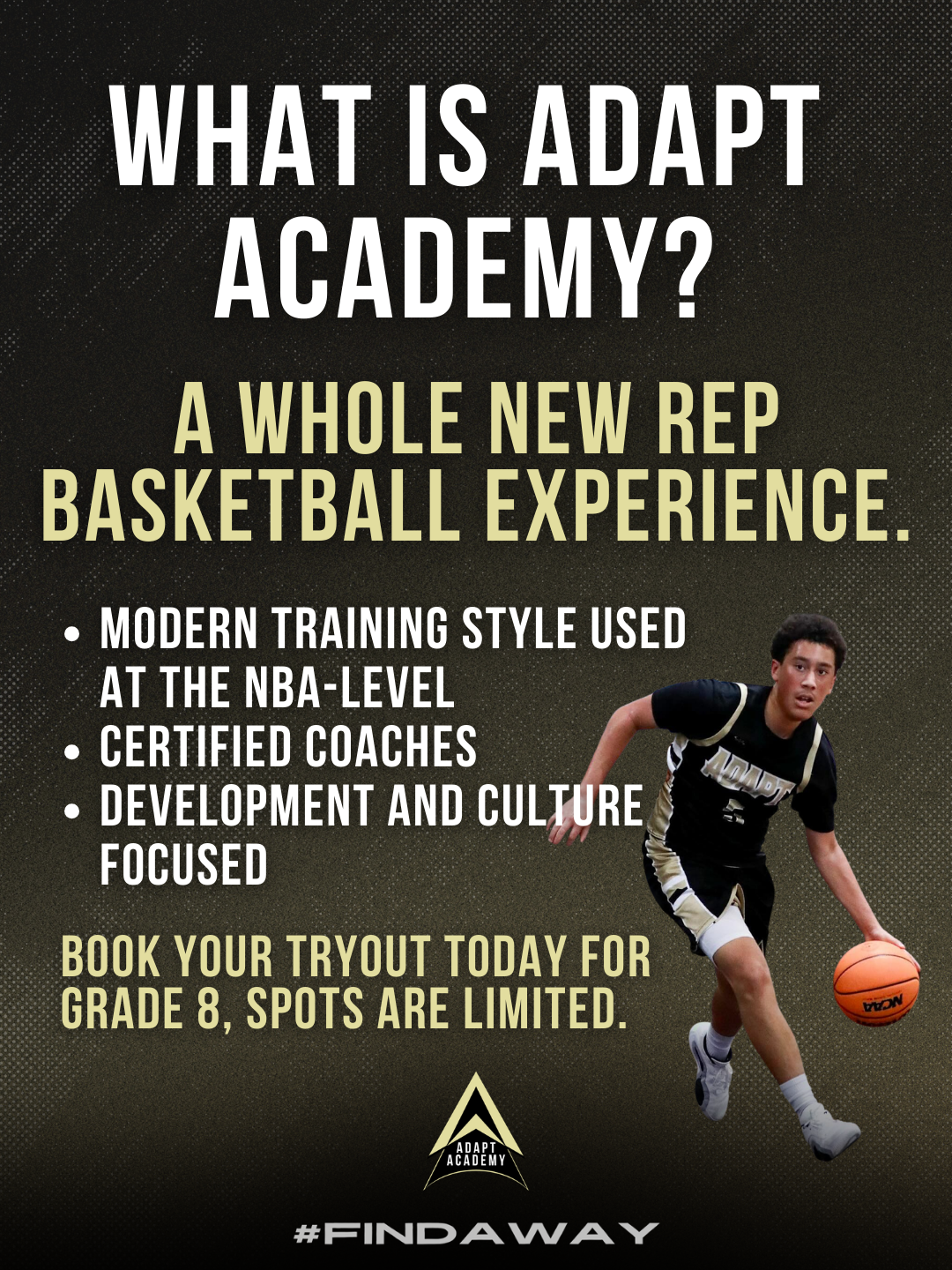 By Any Means GTA Facebook ad: Only ONE Grade 8 team in Oakville