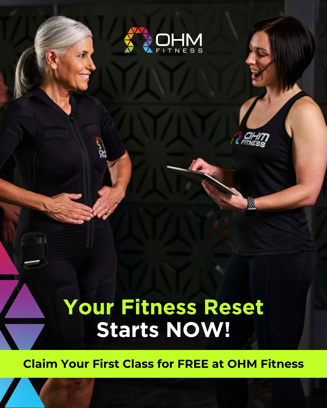 OHM Fitness Happy Valley Facebook ad from Jun 16, 2026