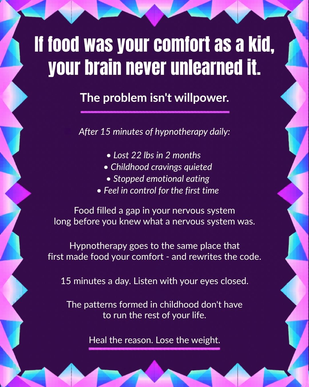 Hypnozio: power of hypnotherapy Facebook ad