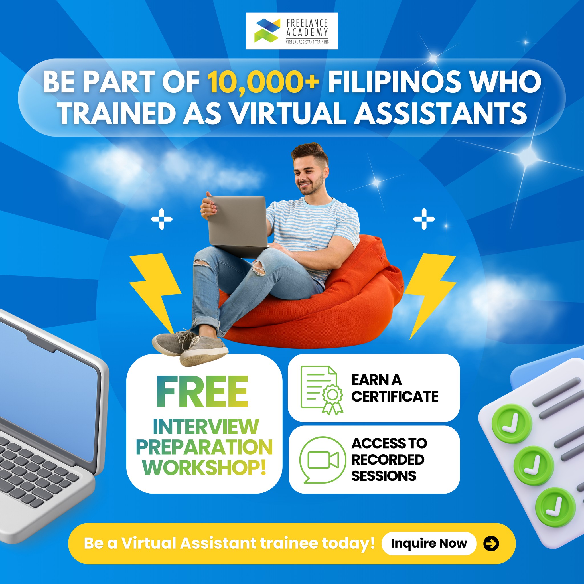 Freelance Academy PH Facebook ad