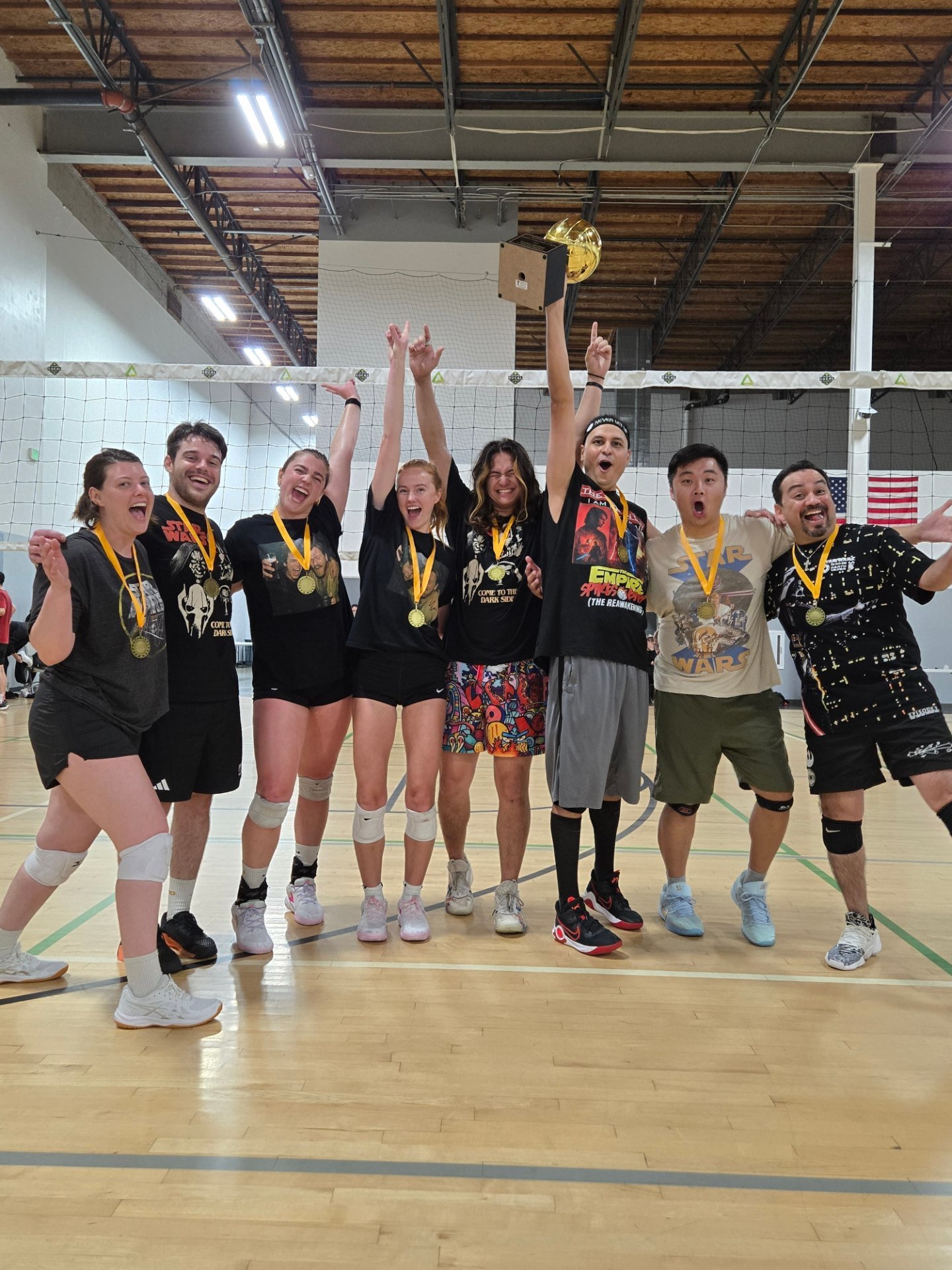 OC Indoor Volleyball Leagues Facebook ad: Spots Open for Teams, Small Groups, and Individual…