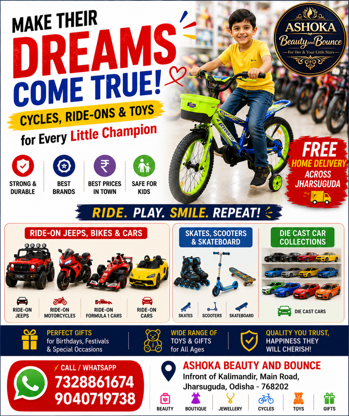 Ashoka Beauty and Bounce Facebook ad