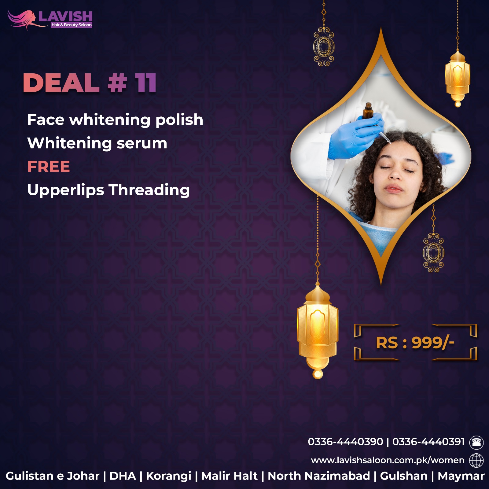 Lavish Hair & Beauty Salon Facebook ad