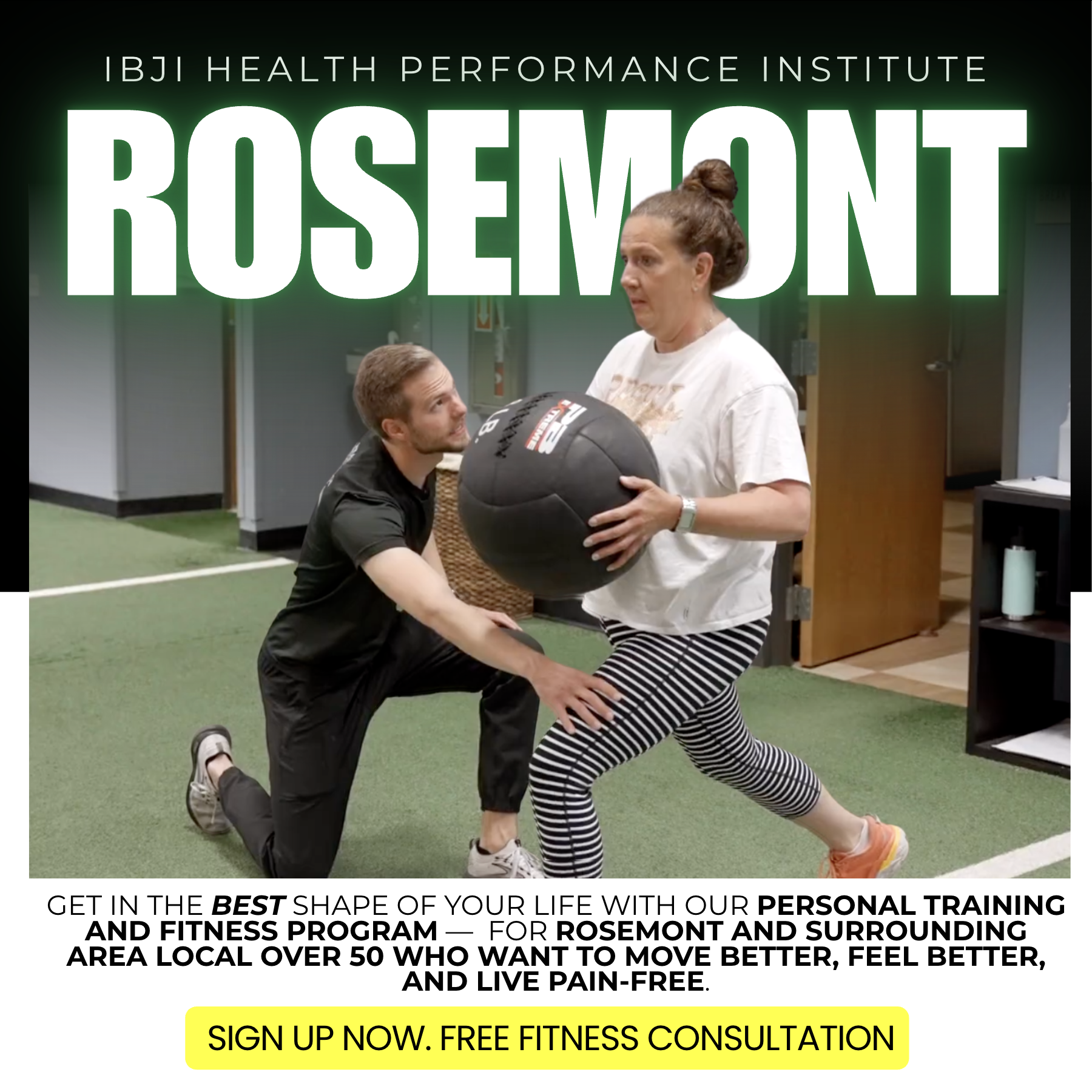 IBJI Health Performance Institute Facebook ad
