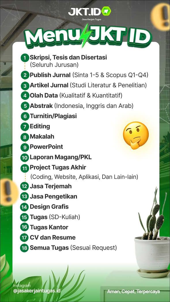 Jasa Kerjain Tugas Facebook ad: Mengatasi semua masalah tugas sekolah, kuliah, profesional…