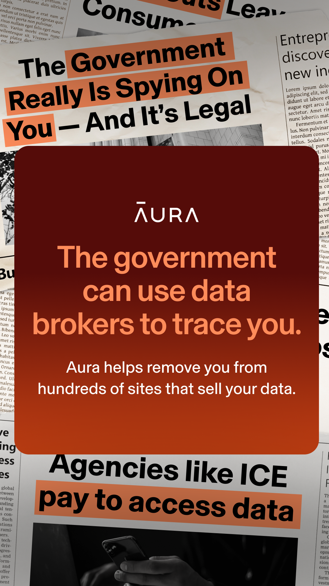 Aura Company Facebook ad