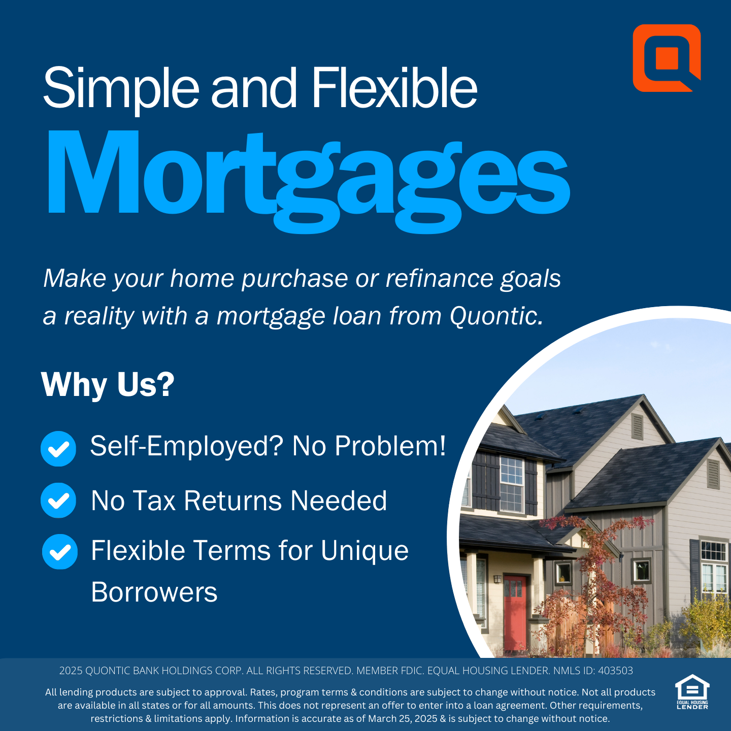 Quontic Facebook ad: Lite Documentation Home Loan