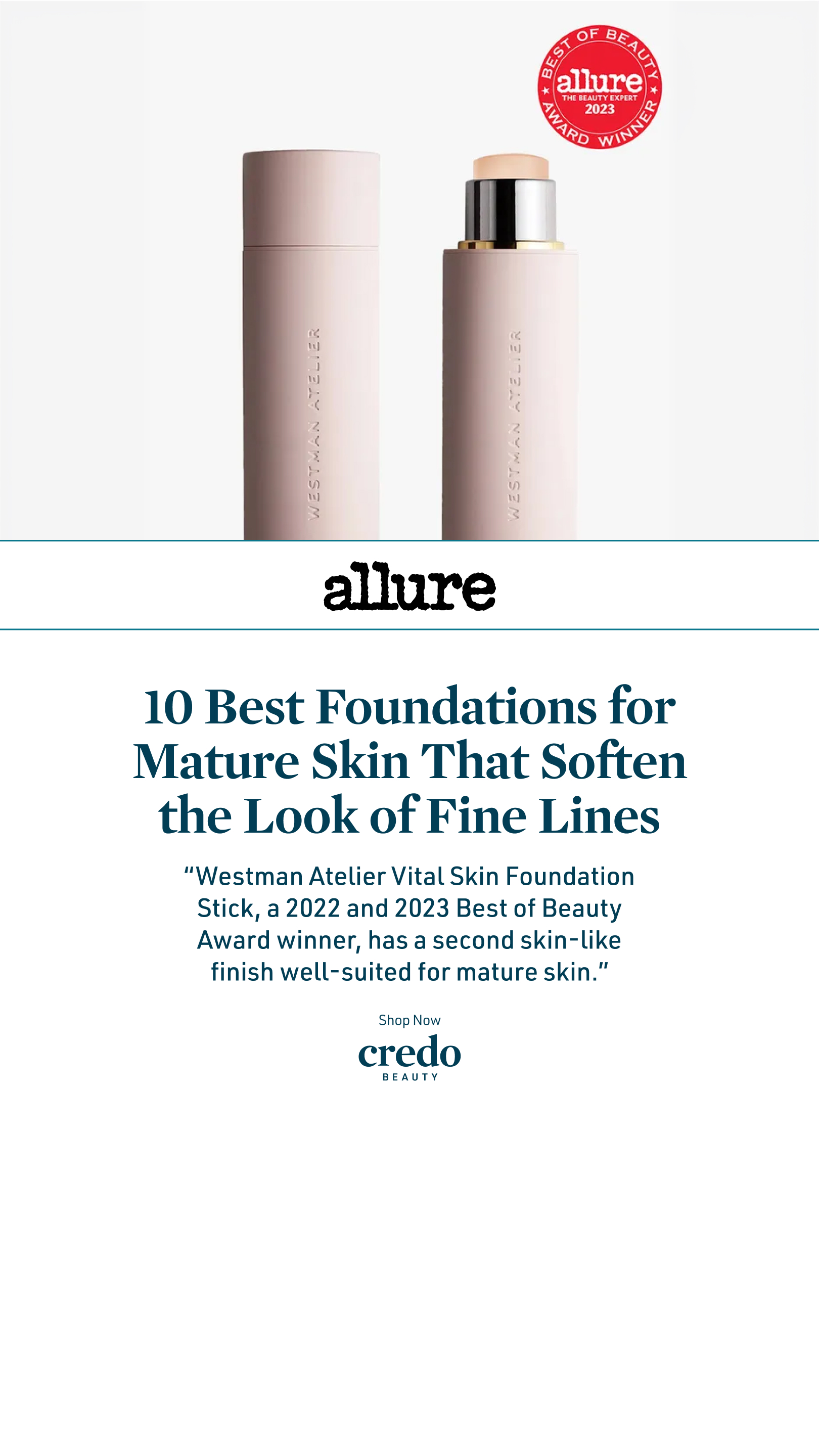 Credo Beauty Facebook ad