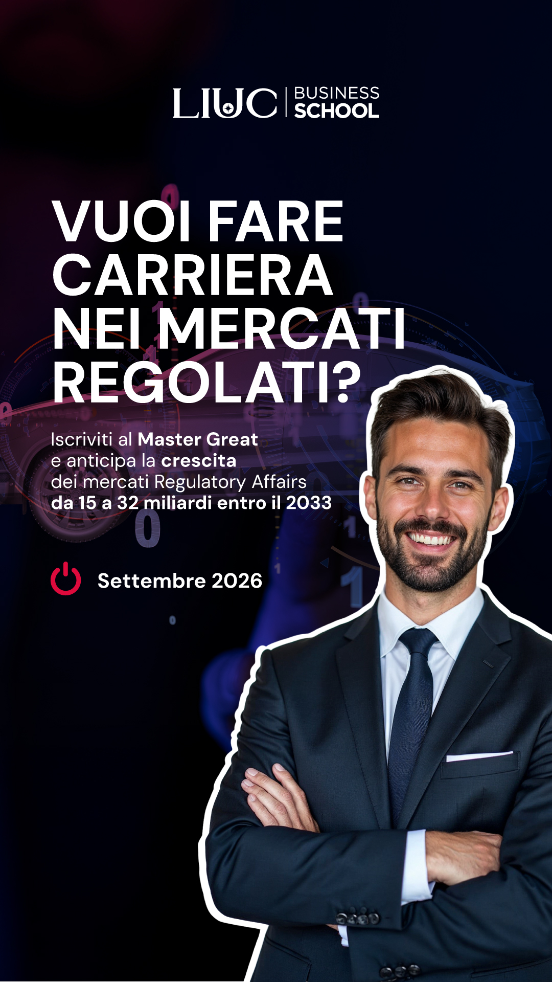 LIUC Business School Facebook ad