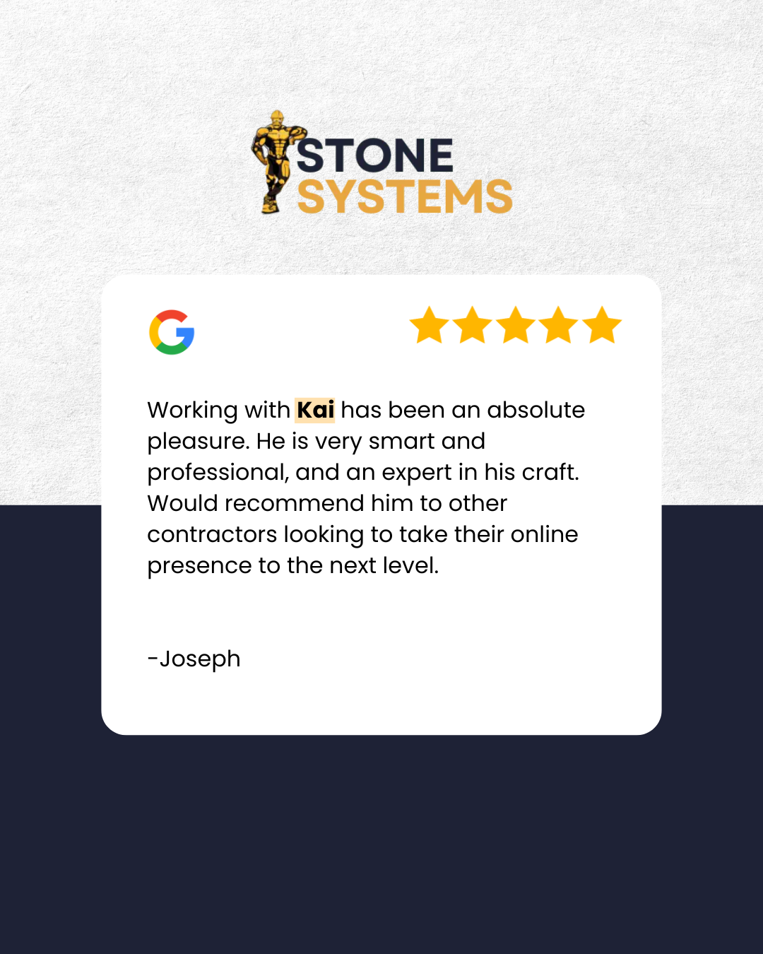 StoneSystems Facebook ad