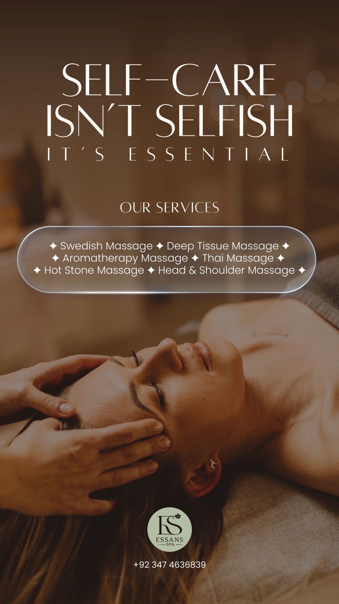 Essans Spa Facebook ad from Jul 20, 2026