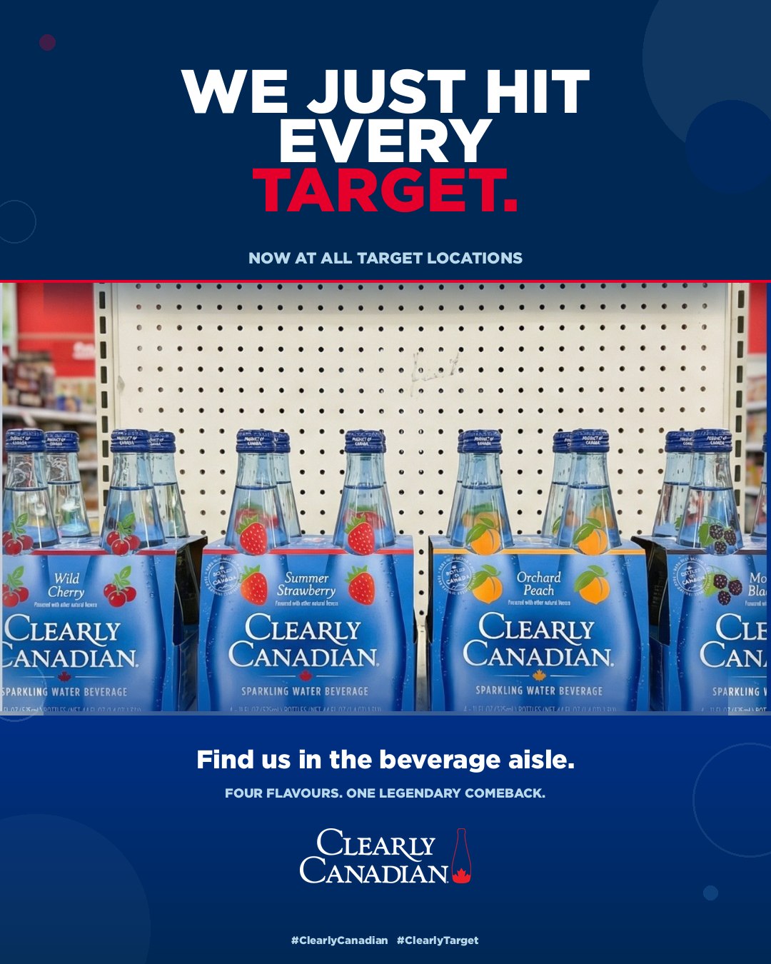 Clearly Canadian Facebook ad from Apr 19, 2026