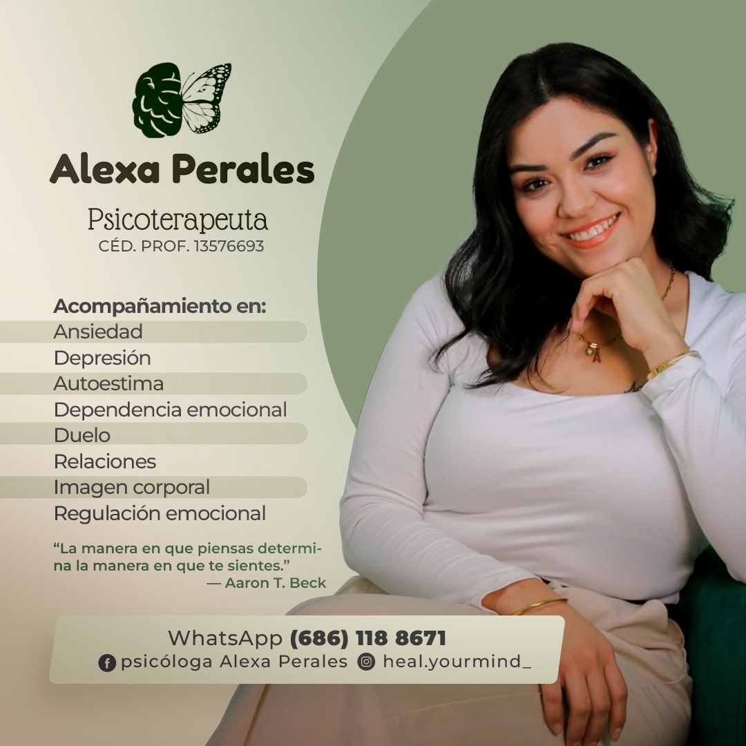 Psicóloga Alexa Perales Facebook ad: ¿Te sientes rebasado por lo que estás viviendo?