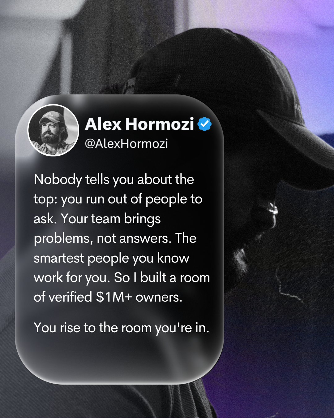 Alex Hormozi Facebook ad