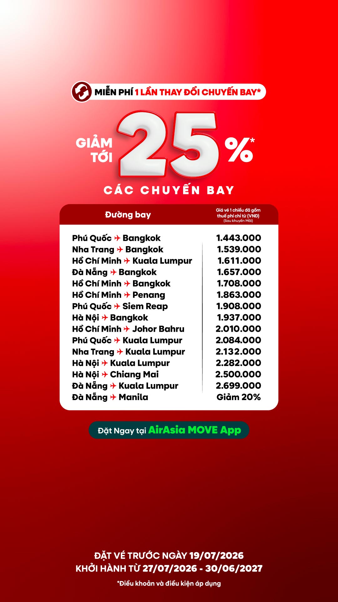Fly AirAsia Facebook ad