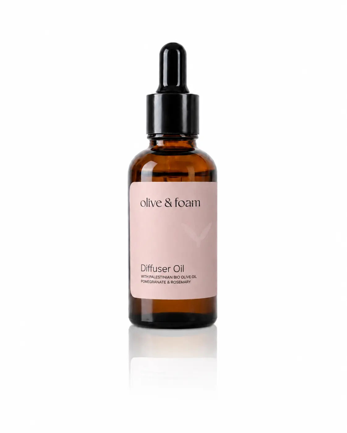 Olive & Foam Facebook ad: من زيت الزيتون الفلسطيني، لإيديكِ ولبيتك.