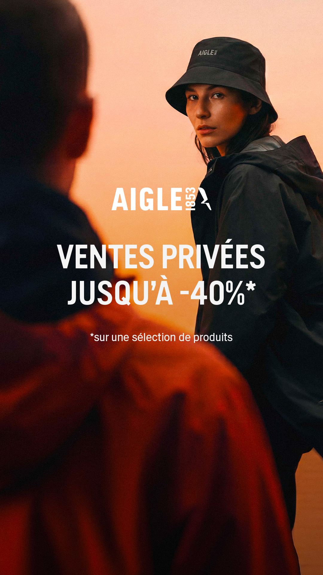 Aigle Facebook ad: Ventes Privées