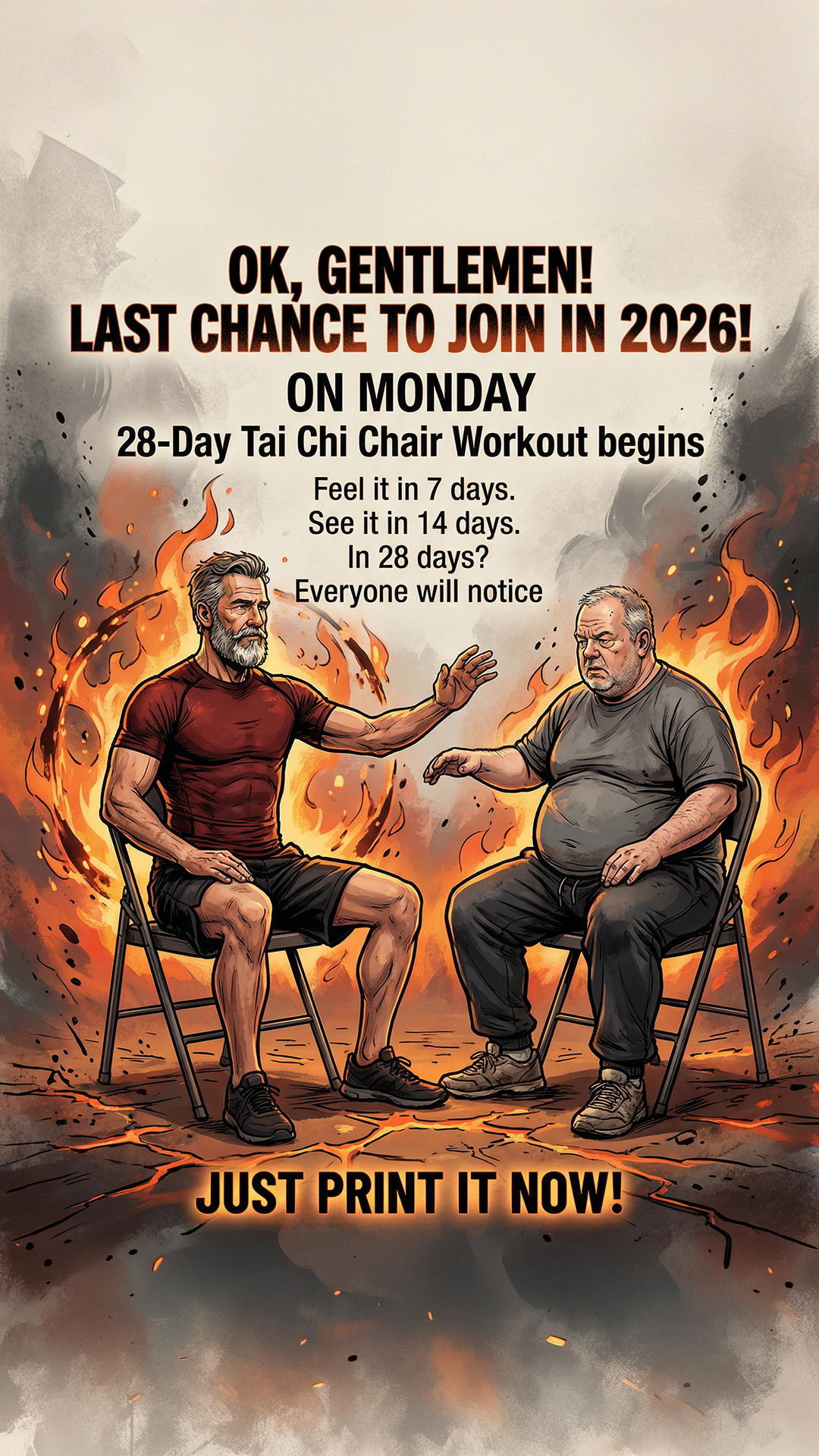 Mike's Strength Challenge Facebook ad