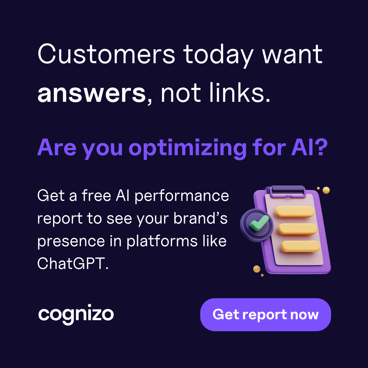 Cognizo Facebook ad