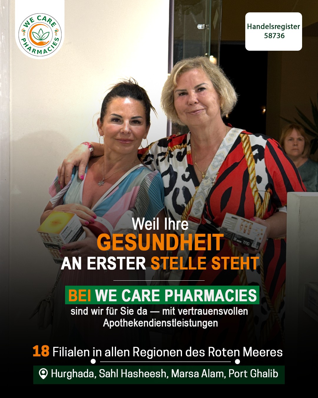 We Care Pharmacies Facebook ad