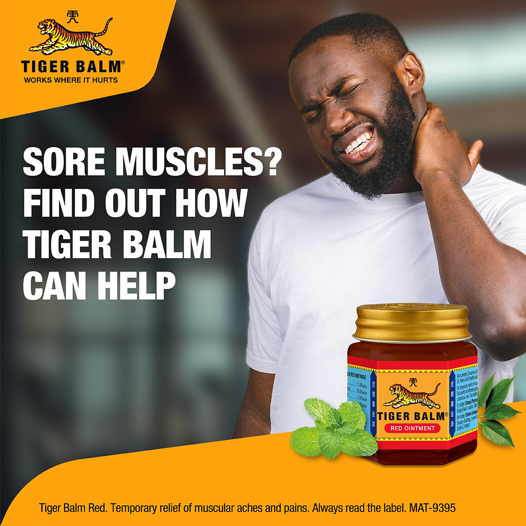 Tiger Balm UK Facebook ad