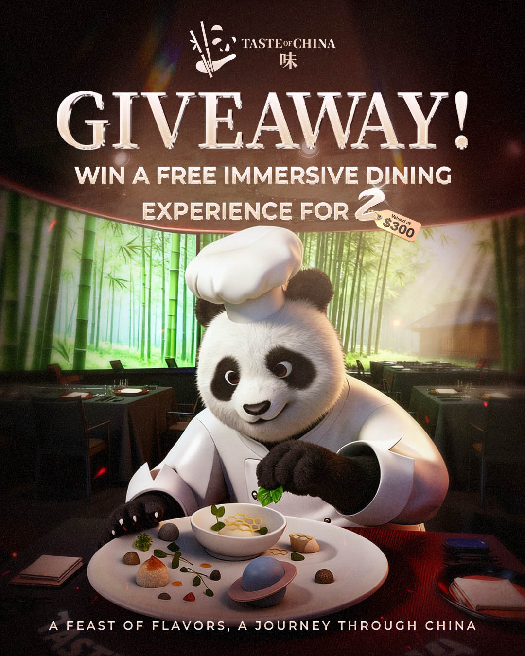 TASTE of CHINA Shanghai Facebook ad: GIVEAWAY ALERT!