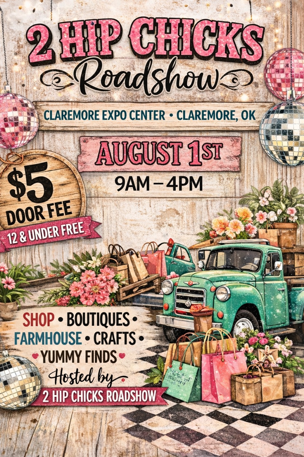 2 Hip Chicks Roadshow Facebook ad