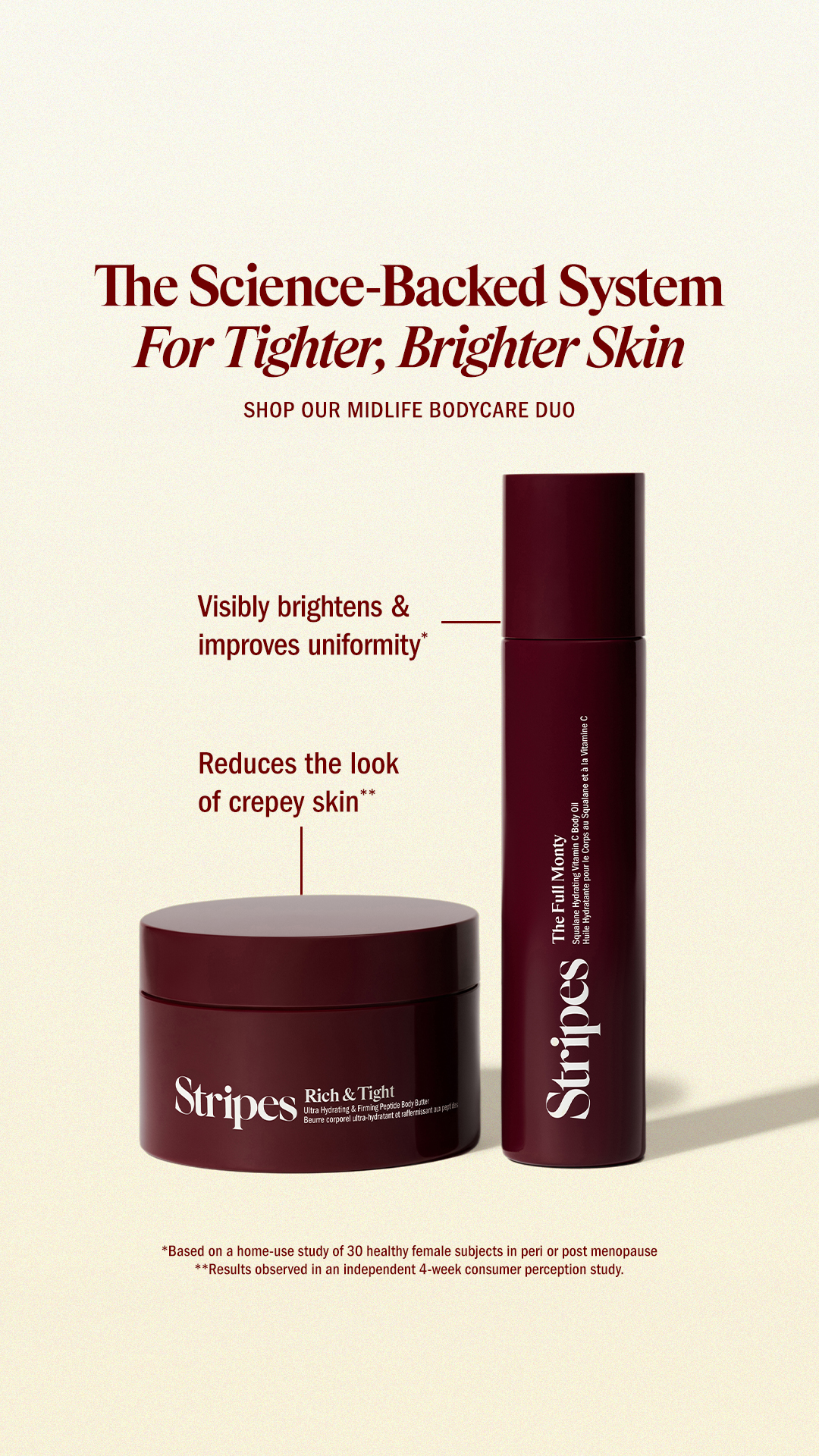 Stripes Beauty Facebook ad